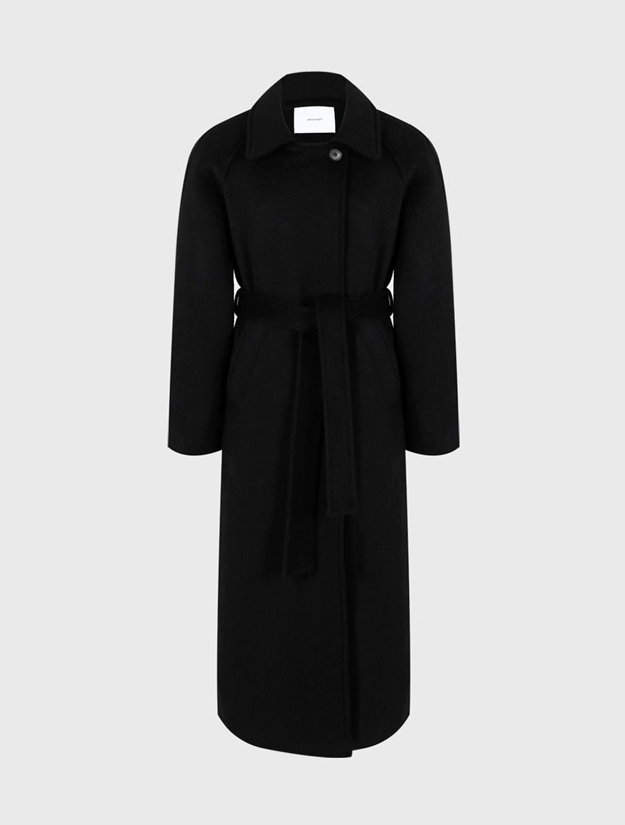 OUT OF STOCK / Double Wool Coat - Black